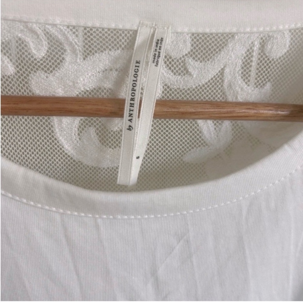 By Anthropologie Embellished
Mesh-Back Top -  NWOT - Picture 6 of 10